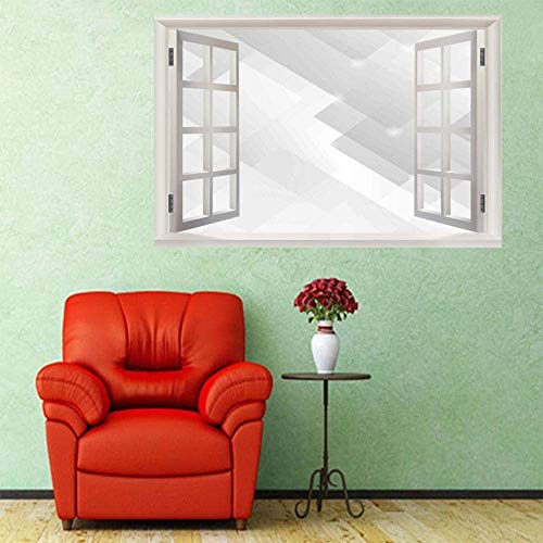 Pegatinas De Pared, Papel Tapiz 3D Vista De Ventana Etiqueta De La Pared Calcomanía Vista Panorámica Del Mar Impermeable Desmontable Mural Decoración Para El Hogar Imagen Cartel Arte Vinilo