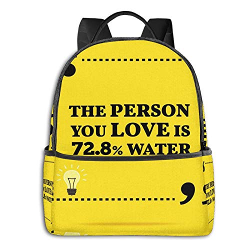 PEIGJH Mochilas Escolares Bolsa Daypack Mochila Tipo Casual para Niños Niñas para Portátiles Netbooks Cita Divertida Persona Que amas