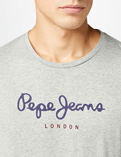 Pepe Jeans Eggo Long, Top de Manga Larga Para Hombre, Gris (Grey Marl 933), X-Large