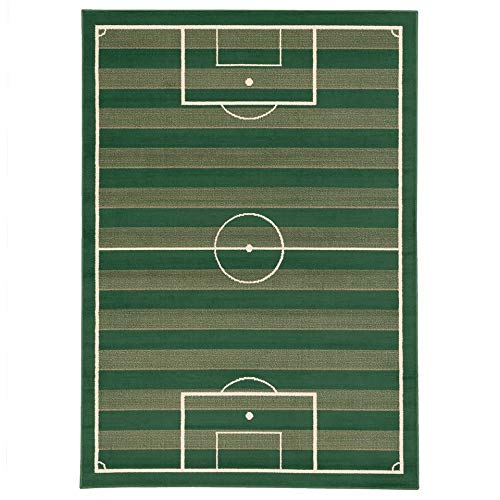 Pergamon Trendline - Alfombra Infantil - Campo de Fútbol - 4 tamaños