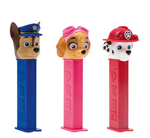 PEZ Maletitas de metal Paw Patrol(3 PEZ dispensadors + 6 PEZ caramelos)
