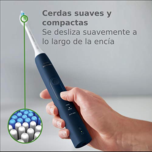 Philips HX6064/10 - Pack con 4 cabezales Optimal White para cepillos Sonicare, color blanco