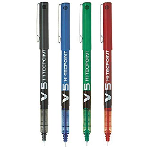 Pilot Spain V-5 - Roller con tinta líquida, multicolor