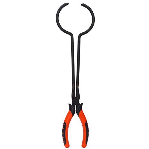 Pinzas de crisol, acero Pinza de crisol Pinza de soporte de horno de fusión de oro, Pinza de soporte de horno de fusión de oro para la fundición de metales preciosos Herramienta para hacer joyas