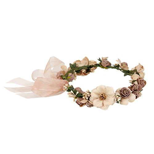 Pixnor Flor corona diadema corona Floral Garland de la mujer niña