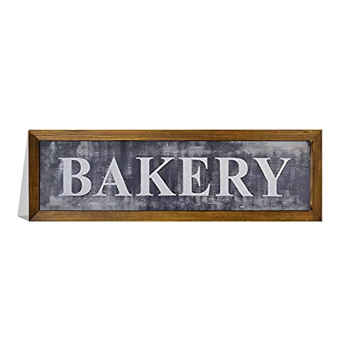 Placa de madera impresa para colgar en la pared, cartel de panadería de arte de pared, regalo para Halloween, Acción de Gracias y Navidad, 15 x 50 cm