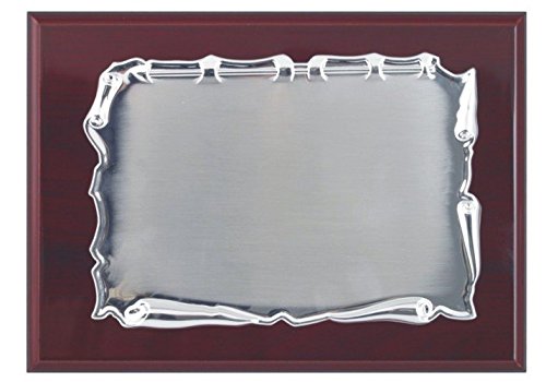 Placa homenaje pergamino