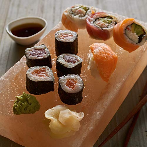 PLANCHA DE SAL ROSA DEL HIMALAYA 30X20 CM CON SOPORTE COCINAR PAN CARNE PESCADO