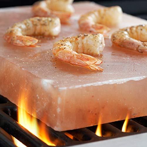 PLANCHA DE SAL ROSA DEL HIMALAYA 30X20 CM CON SOPORTE COCINAR PAN CARNE PESCADO