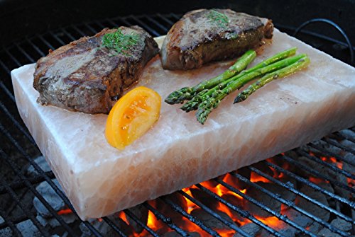 PLANCHA DE SAL ROSA DEL HIMALAYA 30X20 CM CON SOPORTE COCINAR PAN CARNE PESCADO