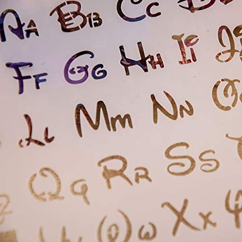Plantillas de letras del alfabeto para manualidades, álbumes de recortes, repujado, tarjetas de álbum de estampación