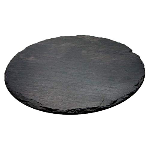 Plato redondo de pizarra -20 cm