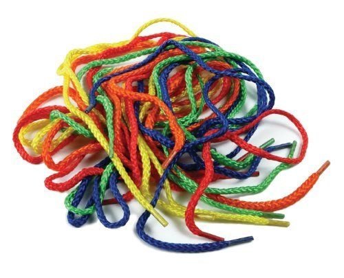 Play & Discover - Cordones (40 Unidades, 3 mm x 75 cm), Colores Surtidos