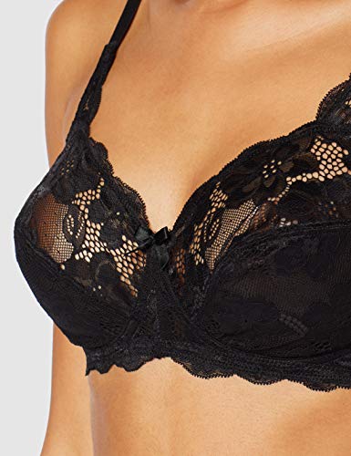 Playtex Soutien-Gorge Emboitant Sans Armature Essential Elegance Sujetador sin Aros, Negro (Noir 001), 95C para Mujer