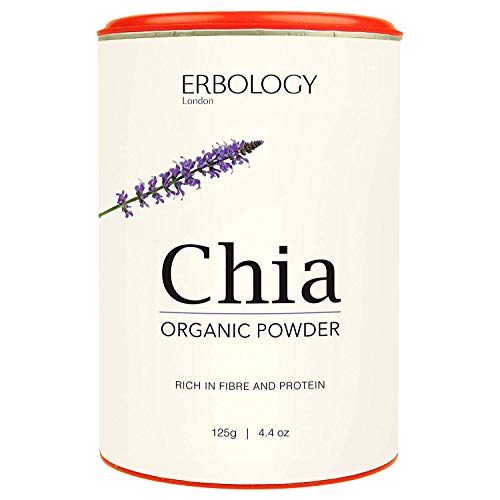 Polvo de Chia Bio 125g - Rico en Proteínas y Fibra - Sin Gluten
