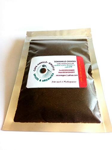Polvo DE Vainilla Extra Madagascar 2019 100% vainas 60 Gramos