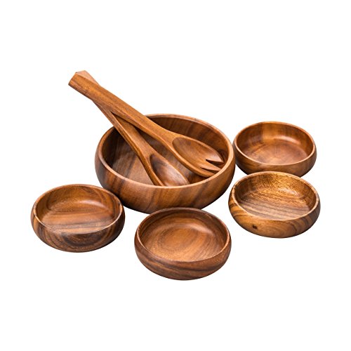 Premier Housewares - Juego de ensaladera y Cuencos (7 Piezas)