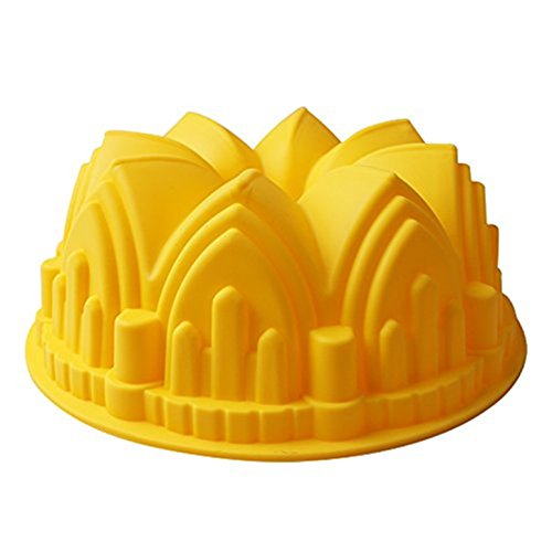 Premium Antiadherente Moldes para tartas, FantasyDay Moldes de Silicona para Caramelos, Chocolate, Hornear, Tarta, Galletas, Jabón, Hielo - Antiadherente Apto Para Lavavajillas Y Microondas - Castillo
