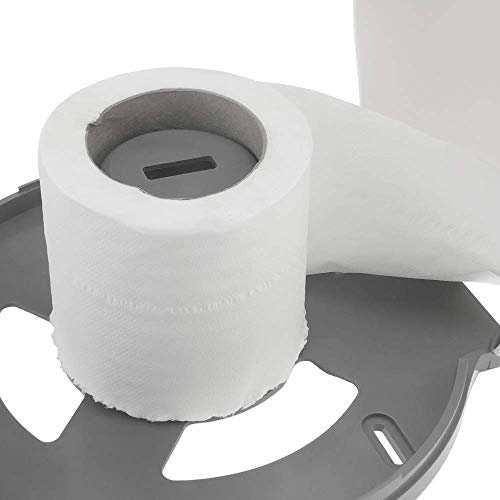 PrimeMatik - Dispensador de Papel higiénico. Portarrollos Industrial Blanco para baño