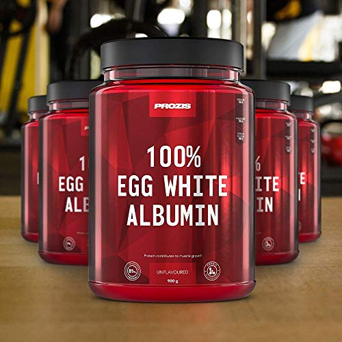 Prozis 100% Egg White Albumin, Sabor Natural - 900 gr
