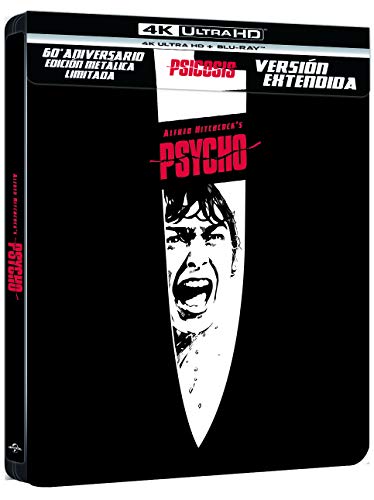 Psicosis - (ED. 60 Aniversario Remasterizada) (4K UHD + BD) (Ed Especial Metálica) [Blu-ray]