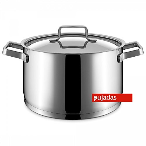Pujadas Cacerola Baja con Tapa, 20 cm, Centimeters