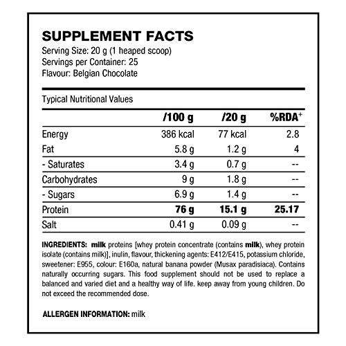 QNT Light Digest Whey Protein Chocolate Belga 500g