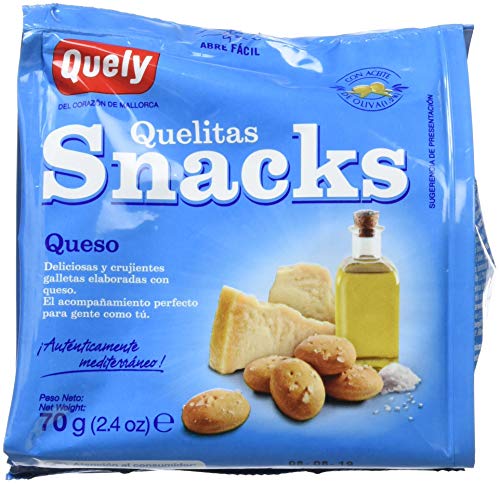 Quely Quelitas Snacks Queso 70 g Pack de 10