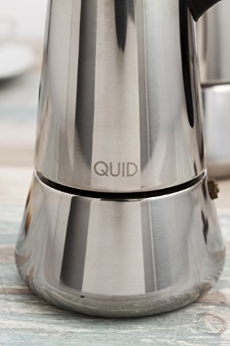Quid 7605002 Cafetera de acero inoxidable