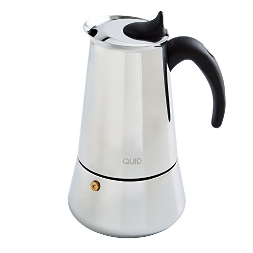 Quid 7605002 Cafetera de acero inoxidable