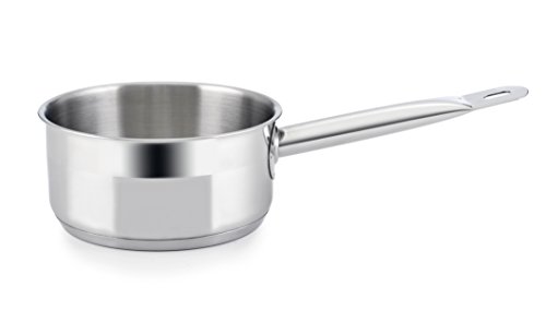 Quid Azzero - Batería de acero inox, 5 piezas, para todos los fuegos, Inducción