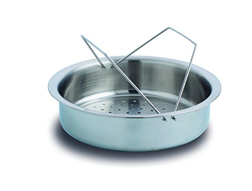 Quid Gris Batería 5 Piezas Pasta Vapor, Acero Inoxidable, Gastro Fun, 20 cm