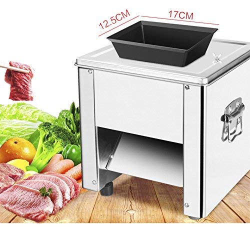 Rebanadora de carne de acero inoxidable para el hogar Máquina cortadora de carne de cordero congelada automática eléctrica Máquina cortadora de carne de verduras comercial Tamaño de la cuchilla opcio
