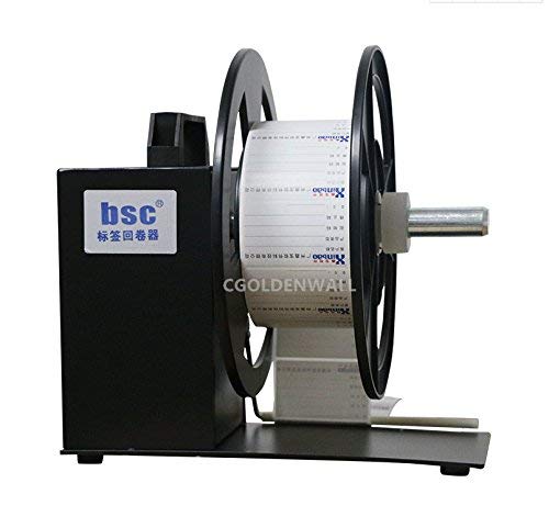 Rebobinadora automática de códigos de barras Rebobinado de etiquetas bidireccionalesg Velocidad continua de la máquina ajustable para marcas de agua / etiquetas de códigos de barras / impresora de et