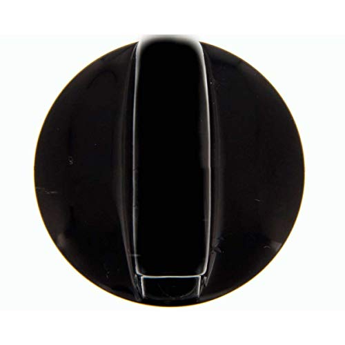 Recamania Mando encimera TEKA Eje 5,5 mm. Negro