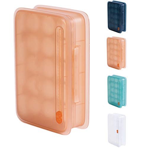 Refrigerador Bandejas para Huevos Soporte para Huevos Cubierto de Plástico Caja de Almacenamiento de Huevos para 15 Huevos Refrigerador para Frutas Y Verduras Camping Picnic Viaje