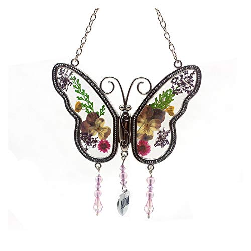 Regalo para madre, mariposa, mamá, joyería de moda, para mujer, con diseño de calor, campanillas de viento y decoraciones colgantes 0516 (color: multicolor).