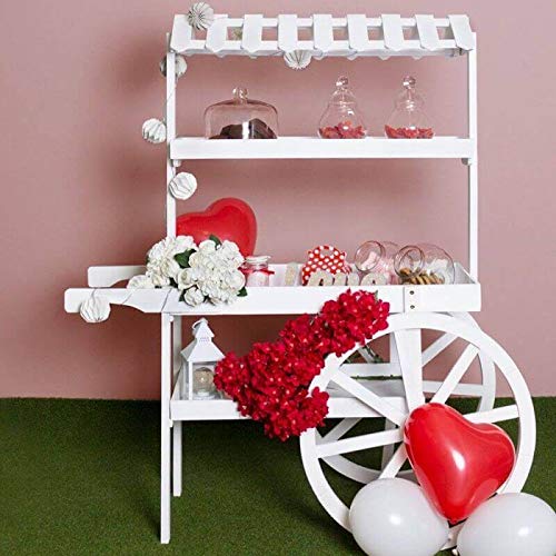 RegalosMiguel - Carritos Candy Bar - Carrito Candy Bar Strawberry - Blanco
