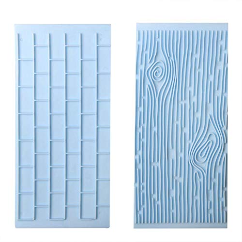 RelaxLife Moldes Tartas 1 Unid Herramientas De Pastel Moldes De Silicona De Pared Seca Molde Castillo Corteza De Piedra Fondant Moldes De Pastel Molde Accesorios De Cocina De Chocolate
