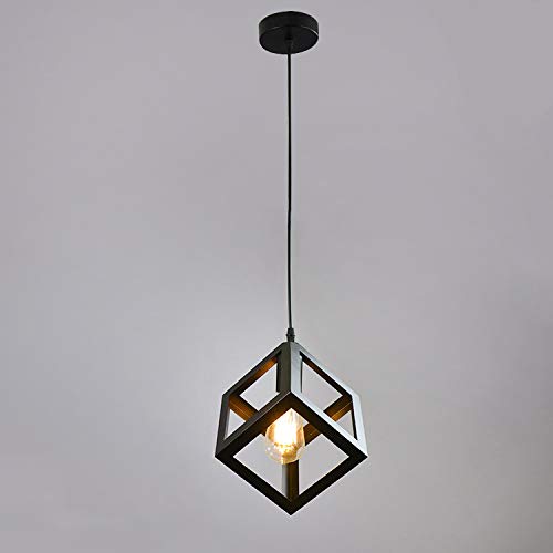 Retro Vintage Colgante de Luz - E27 Industrial Metal Pantallas de Iluminación Clásico Edison Decorativa Iluminación, Moderna Lámpara de Techo para Loft Restaurante Coffee Bar