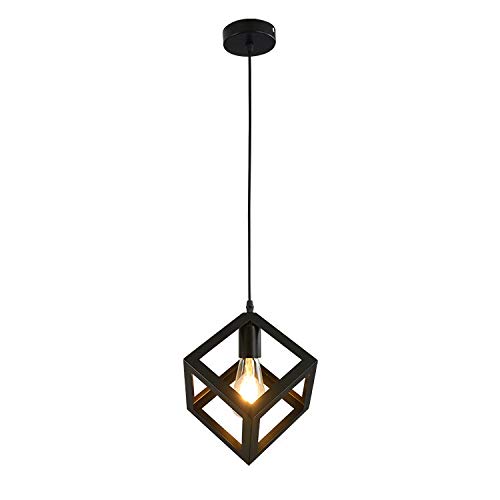 Retro Vintage Colgante de Luz - E27 Industrial Metal Pantallas de Iluminación Clásico Edison Decorativa Iluminación, Moderna Lámpara de Techo para Loft Restaurante Coffee Bar