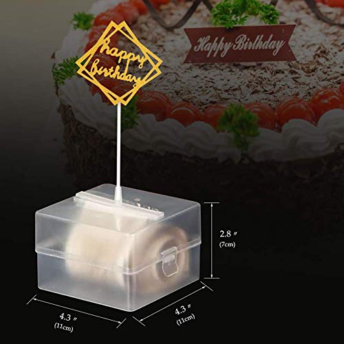 Reuvv Feliz Adorno Tarta Cumpleaños Pastel Hucha, Pastel Atm Hucha Tirando Seguro Decoración Sorpresa Regalo para Fiesta Cumpleaños