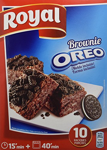 Royal Brownie Con Oreo - Paquete de 6 x 62.50 gr - Total: 375 gr
