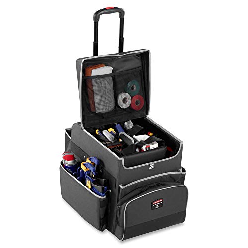Rubbermaid Commercial Products 1902467 - Carro Quick Cart, tamaño pequeño, gris oscuro