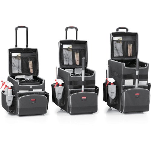 Rubbermaid Commercial Products 1902467 - Carro Quick Cart, tamaño pequeño, gris oscuro