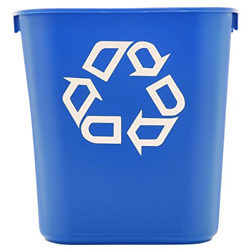 Rubbermaid Commercial Products FG29557BlUE - Contenedor cuadrado, capacidad de 12.9 l, azul