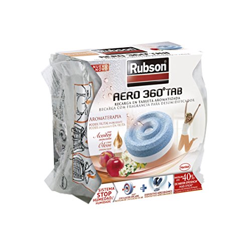 Rubson Recambios para deshumificador Aero 360, color naranja, olor fruta