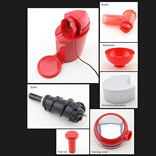 RYH Máquina de Helados domésticos de tamaño portátil, diseño práctico, Uso de Bricolaje, máquina de postres de Fruta congelada automática, Helado