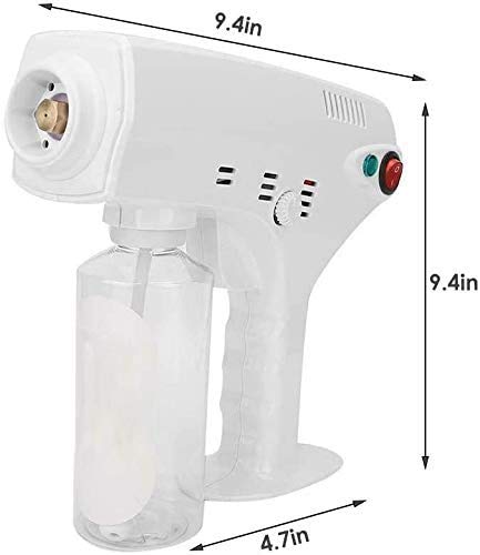 S SMAUTOP Máquina de pulverización, desinfección Máquina de nebulización de pulverización Blanca Pulverizador atomizador de 220V para Hotel Restaurante Hospitales Familiares Escuelas （500ml）