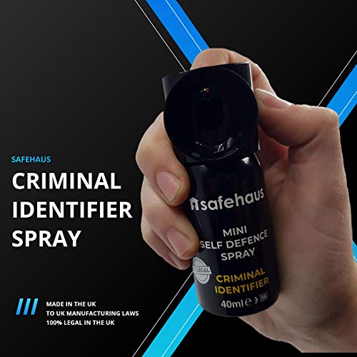 SAFEHAUS PAL035 Spray Defensa, Negro, 1 Pack